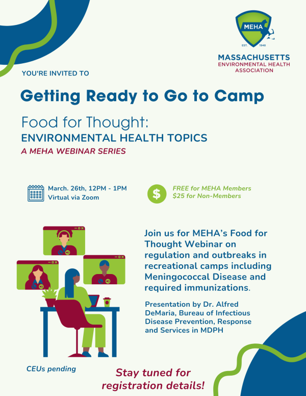 MEHA Food for Thought: Getting Ready to Go to CampWebinar