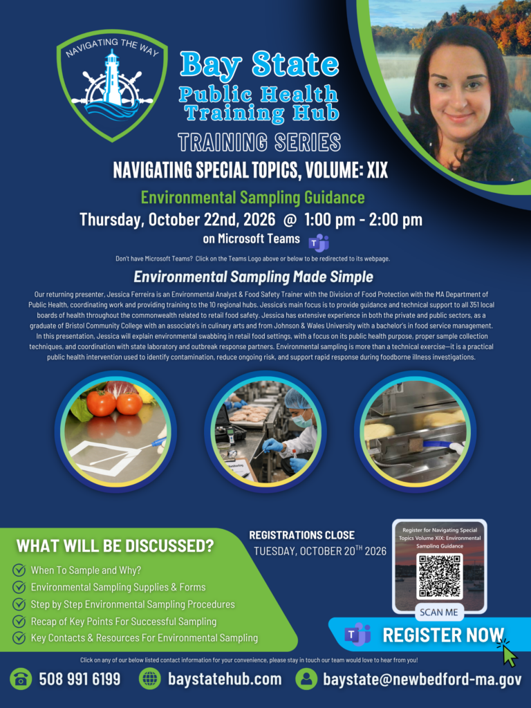 NST Volume XIX Environmental Sampling 10.22.26 @ 1pm