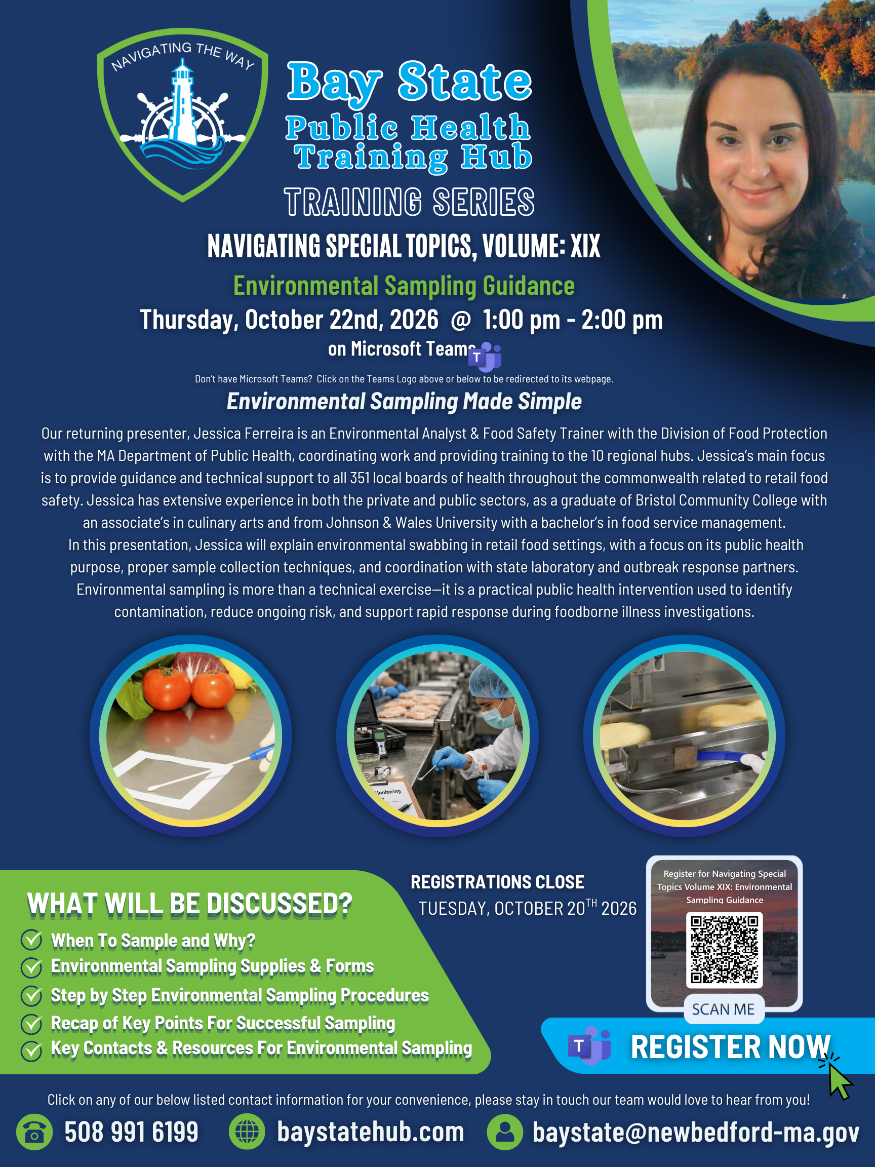 NST Volume XIX Environmental Sampling 10.22.26 @ 1pm